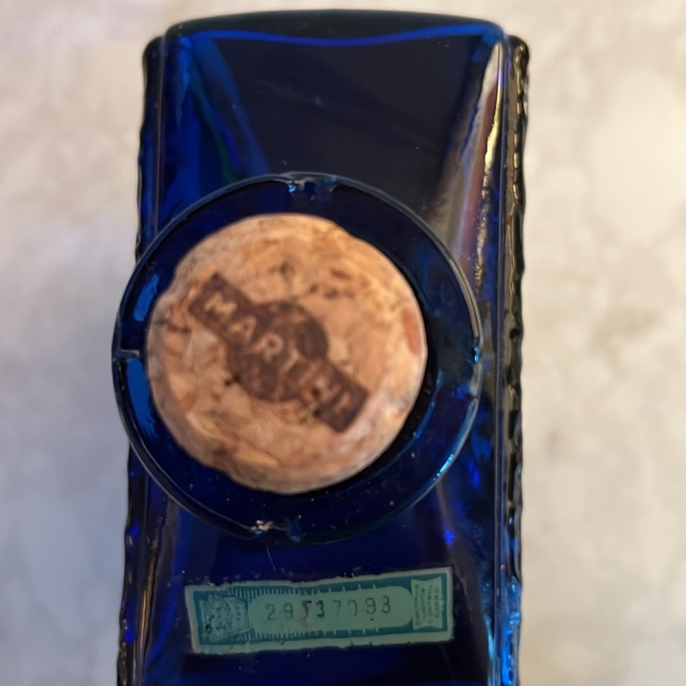 VNT 1969 Whiskey Decanter Cobalt Blue American Legion 50th Anniversary JW DANT - Picture 3 of 6